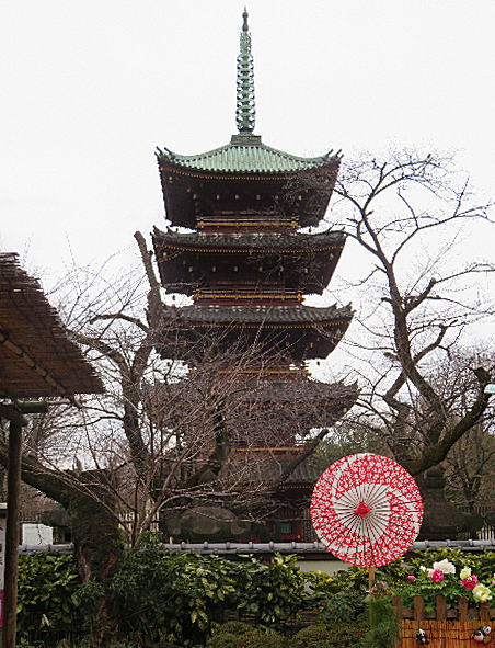 上野東照宮 五重塔